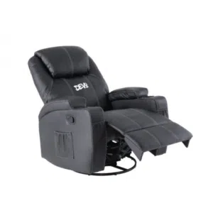 Devo sofa ( black leather )