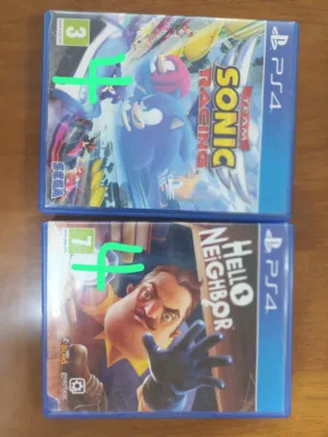 CD Team Sonic Racing and Hello Neighbor