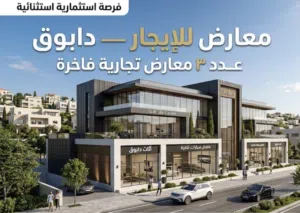 معارض ارضية مكتب في دابوق شارع الملك عبدالله الثاني