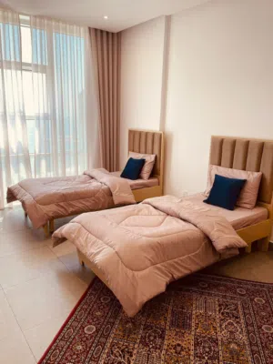 2 Single Beds with Mattresses – Good Condition