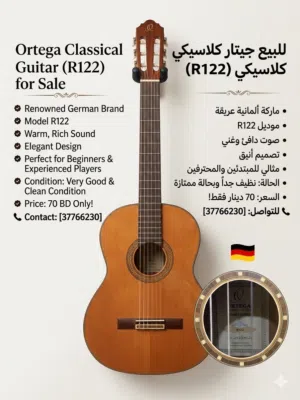 للبيع جيتار كلاسيكي Ortega (R122)