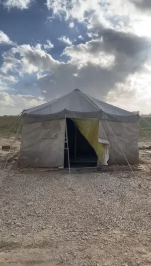 خيمه بيت شعر ممتاز َع فراشه كامل للبيع