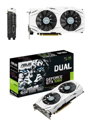 ASUS GTX 1060 6GB Dual-Fan OC Edition GPU وحدة معالجة الرسومات ASUS GTX 1060 6GB Dual-Fan OC Edition