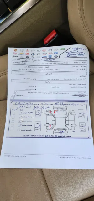 سيارة مرسيدس ام ال للبيع مرفق فحص سمارت اوتو