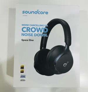 Soundcore Space One by Anker –  جديدة غير مستخدمة سماعة بلوتوث مع عزل ضوضاء