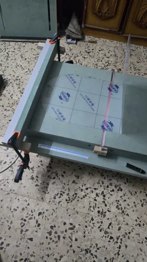 طاولة خشبية لثني الاكريليك والبلاستيك بالحرارة حجم كبير مصنوعة من خشب HDF