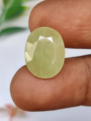 حجر ياقوت أصفر أفريقي طبيعي غير معالج natural untreated african yellow sapphire stone