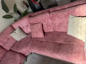 Bed sofa pinky