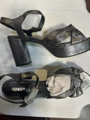 Monsoon sandals metallic