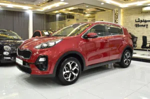 KIA Sportage ( 2021 Model ) in Red Color GCC Specs