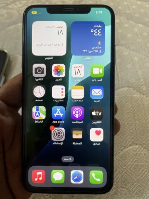 ايفون X MAX مستعمل نظيف مبدل فقط الشاشة فيس ايدي شغال