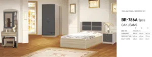 غرفة نوم مفردة من تايلاند 100x200 Single Bedroom Bet From Thailand 100x200