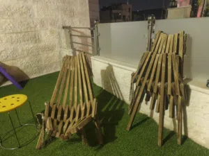 كرسيين حديقه hand made