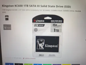 SSD kingston  1T