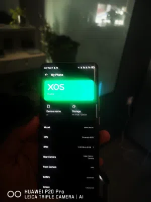 Used Infinix Mobile Phone with 256GB Storage in Green - Good Condition