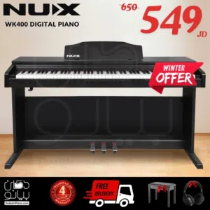 ديجيتال بيانو nux wk400 مع كرسي و هيدفون
