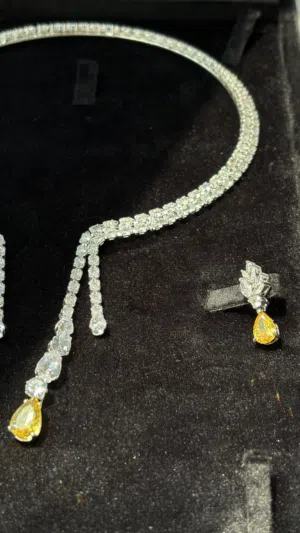 طقم زيركون جديد Zircon Jewelry Set