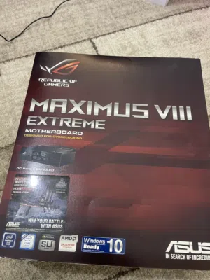 لوحة مخزنه asus z170 maximus viii extreme مع معالج i5 7600k