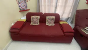 3 seater sofa cum bed and Single recliner Sofa for sale .   expat leaving.