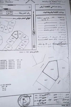 الانصب الثانيه مساحه واسعه وموقع سهل الوصول قريب المها وكنتاكي والمركز الصحي