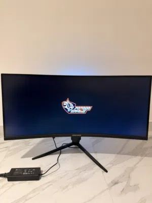 شاشه جيمينج porodo gaming 34 inch