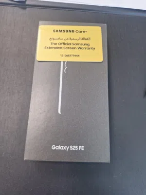 للبيع Samsung Galaxy S25 FE سعة 256GB، جديد ومختوم بالكامل ولم يتم فتح العلبة.