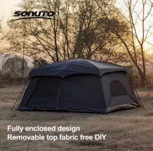 BLACK TENT FOR 6-10 PEOPLE