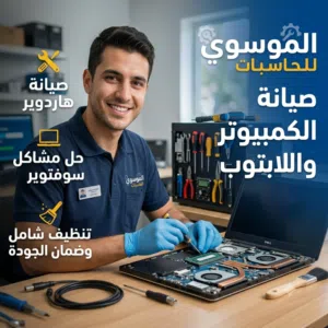 صيانة وتنظيف وبرمجة اجهزة الكمبيوتر واللابتوب بأعلى جودة