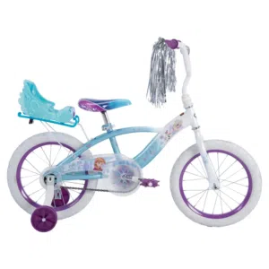 استمتعي بمغامرات سحرية مع دراجة Huffy Frozen 16 إنش البناتية من island toys