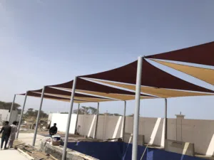 Canopy pargola car parking curtains and awning