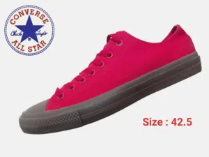 حذاء رجالي كاجوال من Converse all stare لون احمر مقاس 42.5 خامه ممتازه نعل ربر صناعه فيتنام الاصلي