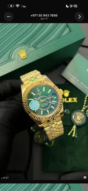 رولكس سكاي دويلر جديدة جميلة Rolex sky  new dweller