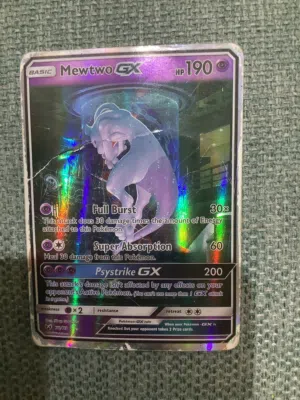 Rainbow Extremely Rare Mewtwo GX 78/73 i need quicksell for 70 only