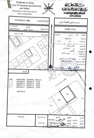 ارض للبيع حي الامجاد مساحتها 660 متر مربع (كورنر)
