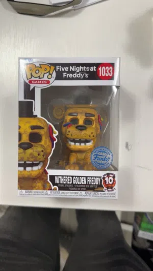 Golden Freddy limited edition fanko pop mart
