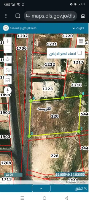 Residential Land for Sale in Amman Al Qwaismeh