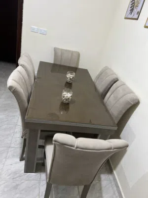 طاوله سفره تفصيل شبه جديد