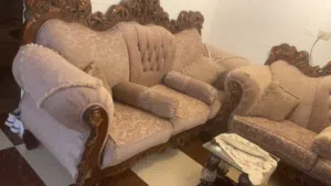 طقم كنب خشب زان للبيع