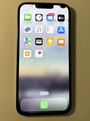 ايفون 13برو ماكس iphone 13 pro max دبل شفرة  اللون اسود اصلي من الواثقون 128جيجا 2400دل