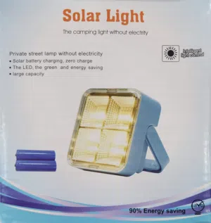 Solar Power Bank ( Mobile Charger & LED Light ) For Emergencies