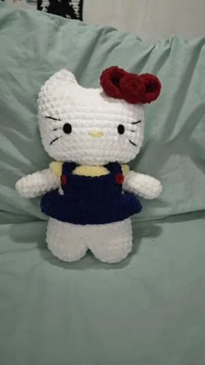 hello kitty hand made plushie
