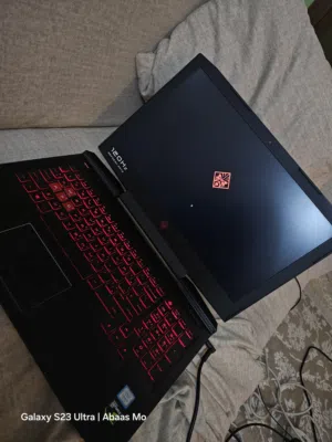 لابتوب كيمنك للبيع او مراوس بأيباد من نوع hp omen  جيل سابع core i7 gtx 1060 nividia