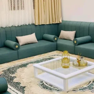 جلسة عربية جديدة تفصيل  للبيع ضغط 20 مع هدية طقم طاولات و6قرن إسفنج سكني نخب أول مكفول 3 سنين