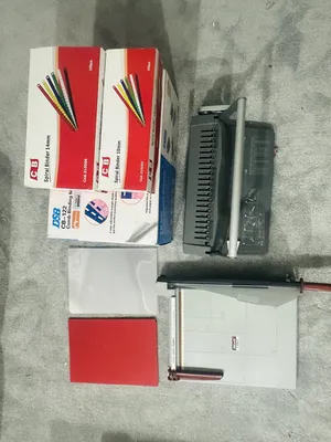 Comb Binding machine CB - 122 , Paper trimmer KW-triO 13921 and spiral binder 10mm set and 14mm set