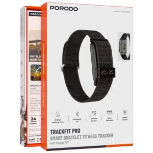 سوار ذكي Porodo Trackfit Pro لمتابعة اللياقة البدنية مع تطبيق العرض