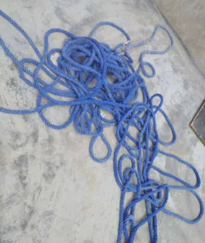 حبل سقالة عدد 2 مقاس كل حبل 25 متر للبيع بحالة الجديد بسعرمغري 20 دينار