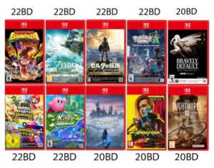 Nintendo switch 1 and 2 Games