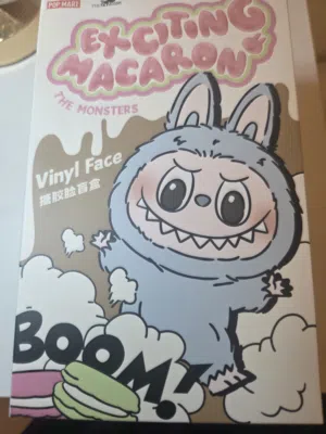pop mart labubu original with barcode vinly face in orignal box never opened