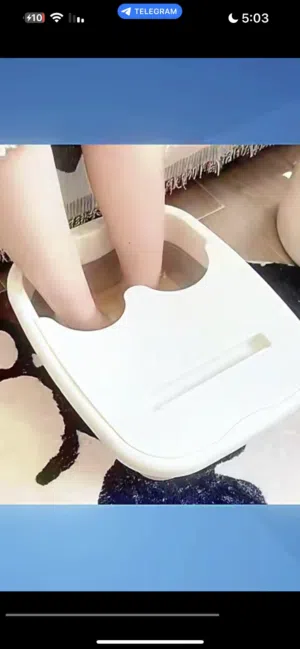 جهاز مساج للقدمين مع حوض غسيل قابل للطي لاستعمالات عدة