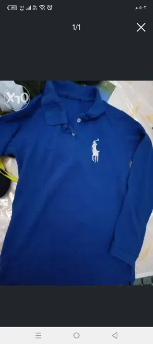 بولو ازرق لسن 8/10سنوات